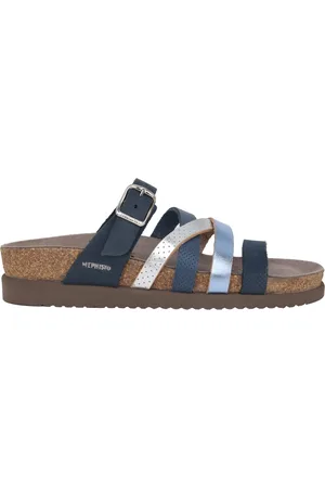Mephisto Dames, Schoenen, Blauw, Maat: 35 EU Leer