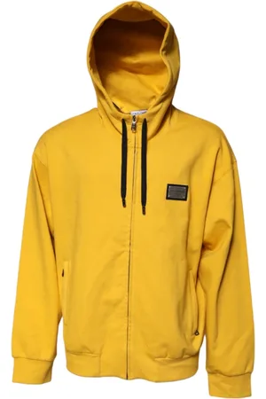 Dolce & Gabbana Heren, Sweatshirts & Hoodies, Geel, Maat: XL Katoen