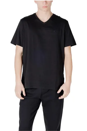 Calvin Klein Heren, Tops, Zwart, Maat: S Katoen