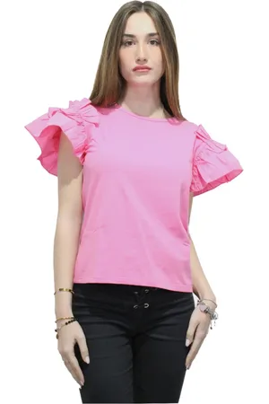 Liu Jo Dames, Blouses & Shirts, Paars, Maat: XS Katoen