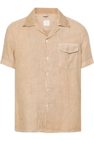ELEVENTY Heren, Overhemden, , Maat: 2XL Linnen