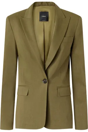 Pinko Dames, Jassen, Groen, Maat: M Linnen