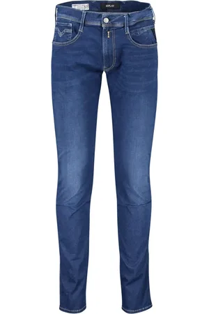 Replay Heren, Jeans, Blauw, Maat: W36 L32 Denim
