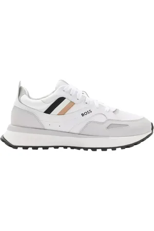 HUGO BOSS Heren, Schoenen, Wit, Maat: 46 EU Leer