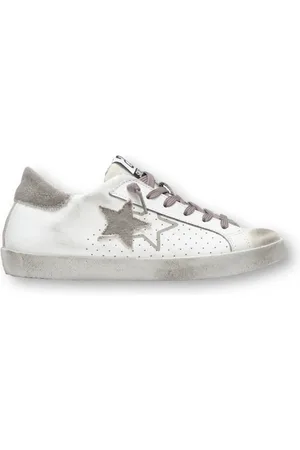 2STAR Heren, Schoenen, Wit, Maat: 42 EU Leer