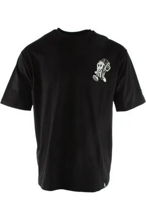 New Era Heren, Tops, Zwart, Maat: M Katoen