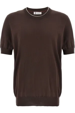 Brunello Cucinelli Heren, Truien, Bruin, Maat: L