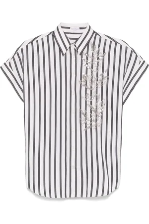 Brunello Cucinelli Dames, Blouses & Shirts, Veelkleurig, Maat: XS
