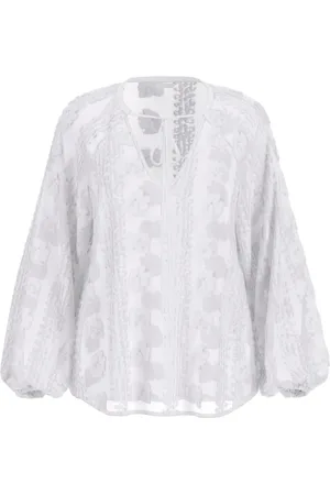 Guess Dames, Blouses & Shirts, Wit, Maat: XS