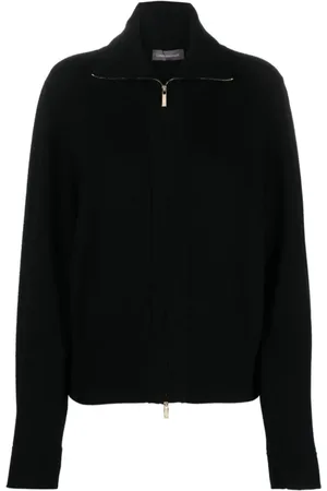 LORENA ANTONIAZZI Dames, Truien, Zwart, Maat: XL Zijde