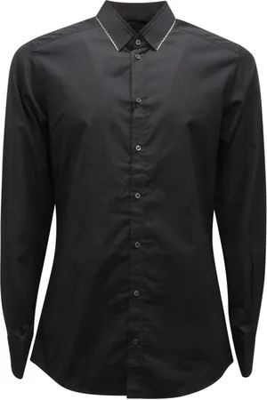 Dolce & Gabbana Heren, Overhemden, Zwart, Maat: 3XL