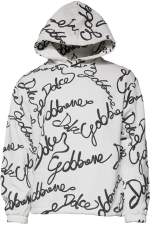 Dolce & Gabbana Heren, Sweatshirts & Hoodies, Wit, Maat: XS Katoen