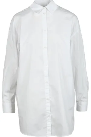 Armani Exchange Dames, Blouses & Shirts, Wit, Maat: S Katoen