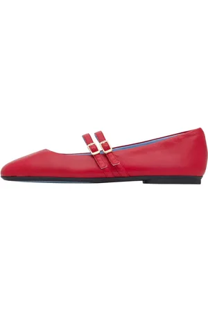 Voile blanche Dames, Schoenen, Rood, Maat: 36 EU Leer