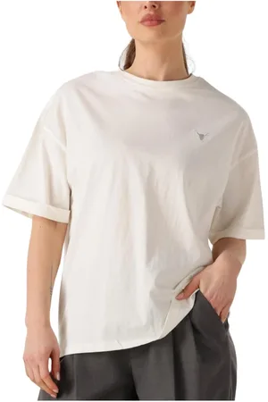 Alix the label Dames, Tops, Wit, Maat: XS Denim