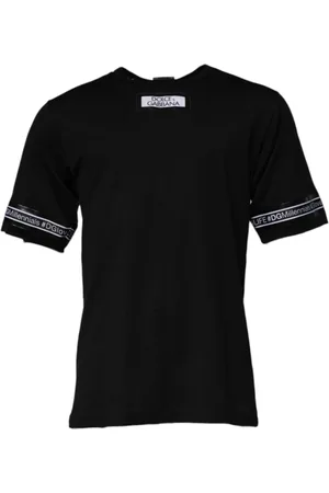 Dolce & Gabbana Heren, Tops, Zwart, Maat: XS Katoen