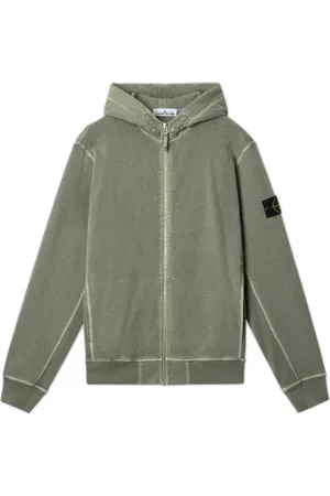 Stone Island Heren, Sweatshirts & Hoodies, Groen, Maat: L Katoen