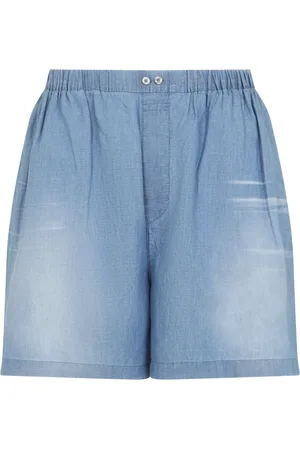 Acne Studios Heren, Korte broeken, Blauw, Maat: S Katoen