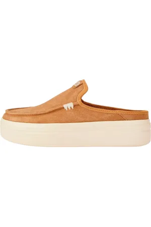 Hey dude Dames, Schoenen, Bruin, Maat: 38 EU Leer