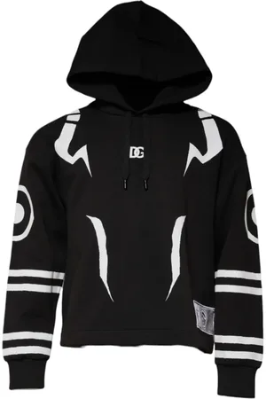 Dolce & Gabbana Heren, Sweatshirts & Hoodies, Zwart, Maat: XS Katoen