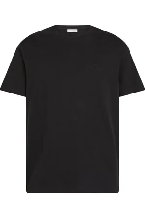 Calvin Klein Heren, Tops, Zwart, Maat: S Katoen