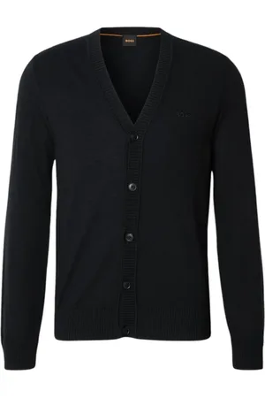 HUGO BOSS Heren, Truien, Zwart, Maat: S Wol