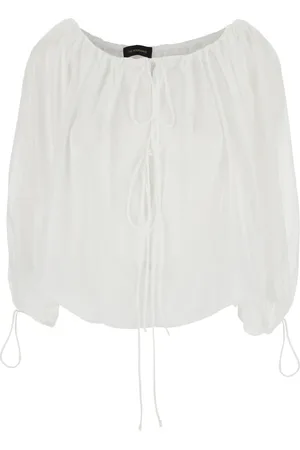 Andamane Dames, Blouses & Shirts, Wit, Maat: XS Katoen