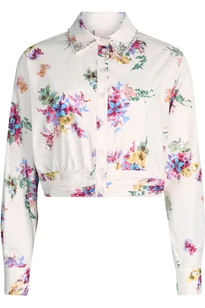 Liu Jo Dames, Blouses & Shirts, Veelkleurig, Maat: M Katoen