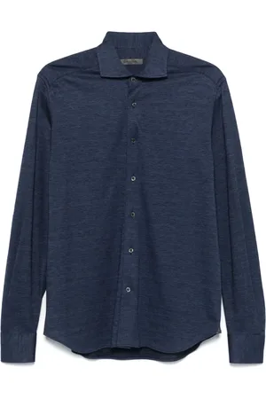 corneliani Heren, Overhemden, Blauw, Maat: 3XL Wol