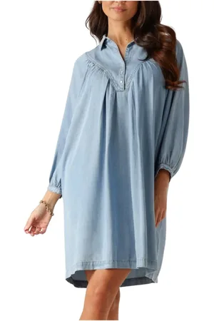 beaumont Dames, Jurken, Blauw, Maat: XS