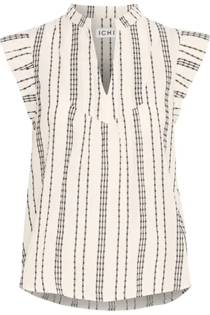 Ichi Dames, Blouses & Shirts, , Maat: XL Katoen