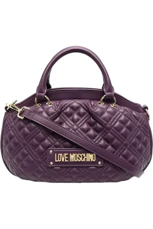 Moschino Dames, Tassen, Paars, Maat: ONE Size Leer