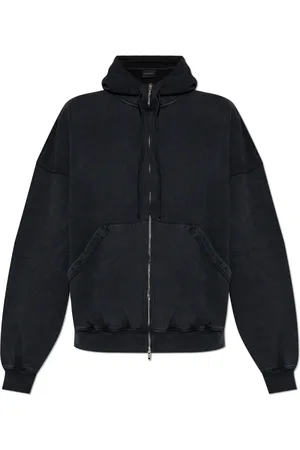 Balenciaga Dames, Sweatshirts & Hoodies, Zwart, Maat: XL Katoen