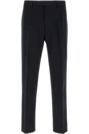 Ermenegildo Zegna Heren, Broeken, Blauw, Maat: XL Katoen