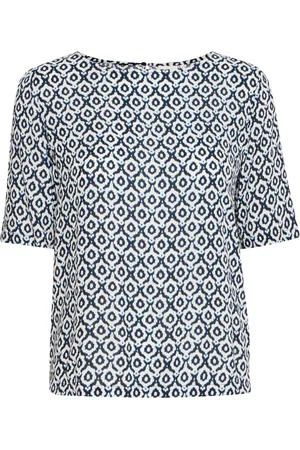 Ichi Dames, Blouses & Shirts, Zwart, Maat: L Viscose