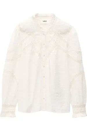 Bash Dames, Blouses & Shirts, Wit, Maat: S Katoen