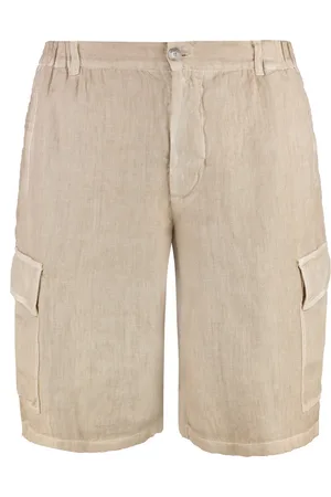 120% Lino Heren, Korte broeken, , Maat: XL Linnen