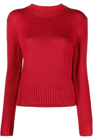 Ralph Lauren Dames, Truien, Rood, Maat: L Katoen