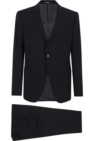Emporio Armani Heren, Pakken, Blauw, Maat: S