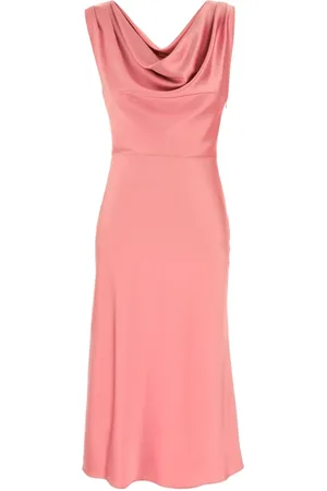 BLUMARINE Dames, Jurken, Roze, Maat: 2XS Satijn