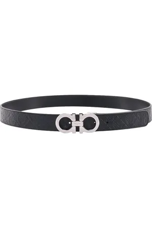 Salvatore Ferragamo Heren, Accessoires, Zwart, Maat: 110 CM Leer
