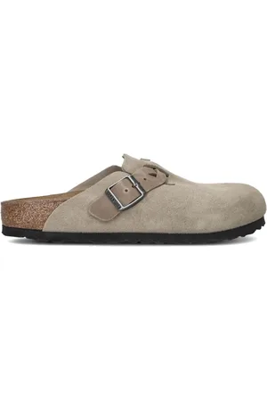 Birkenstock Dames, Schoenen, Grijs, Maat: 36 EU Suède