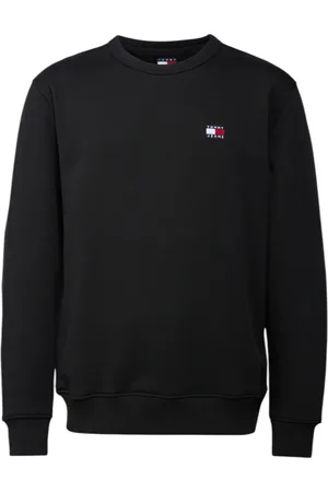Tommy Hilfiger Heren, Sweatshirts & Hoodies, Zwart, Maat: L Katoen