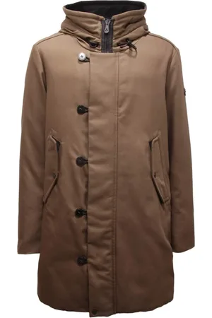 Peuterey Heren, Mantels, Groen, Maat: 2XL Katoen
