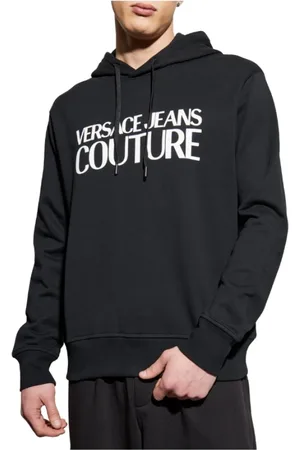 VERSACE Heren, Sweatshirts & Hoodies, Zwart, Maat: M Katoen
