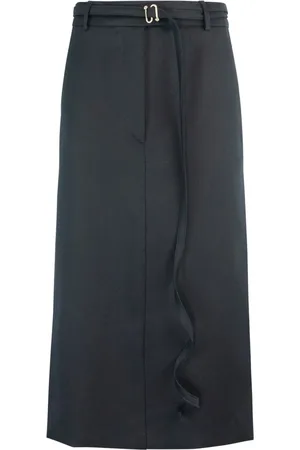 Sportmax Dames, Rokken, Zwart, Maat: S Katoen