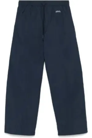 A.P.C. Heren, Broeken, Blauw, Maat: S Polyamide