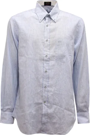 Paul & Shark Heren, Overhemden, Blauw, Maat: M Linnen