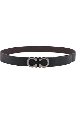 Salvatore Ferragamo Heren, Accessoires, Zwart, Maat: 100 CM Leer