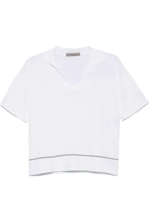 D.EXTERIOR Heren, Tops, Wit, Maat: M Viscose